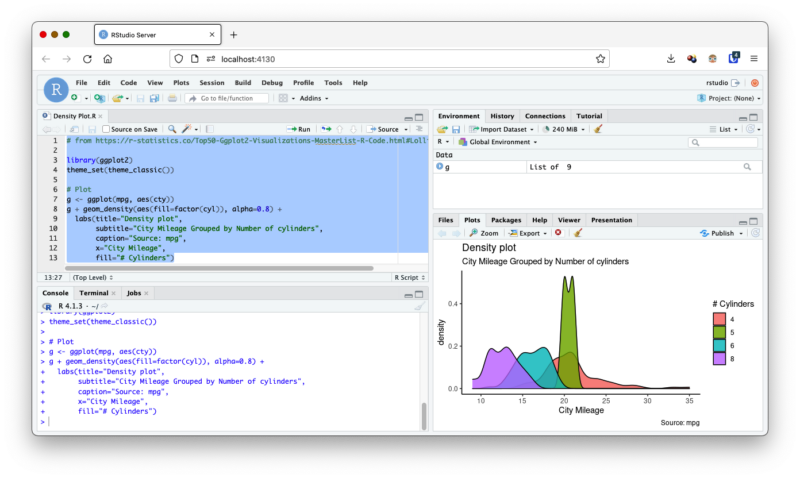 RStudio Desktop with R 4.1.3 - YakData SmartDesktop with RStudio Server Open Source